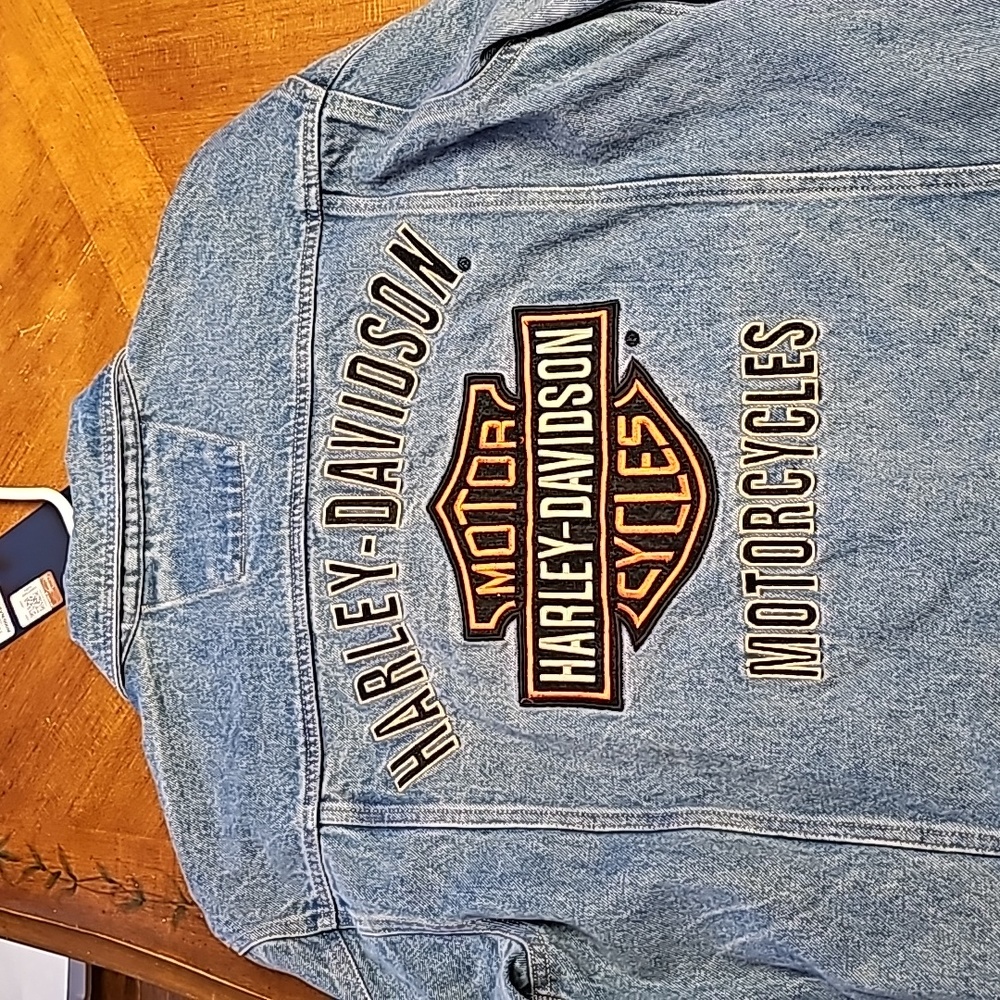 Harley Davidson's Men's Jean Jacket - M - Picture 4 of 4